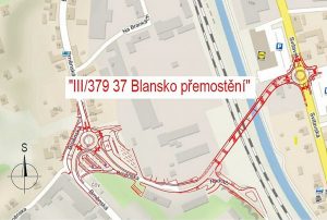 Pláno nového přemostění v Blansku. Foto: Blansko. cz
