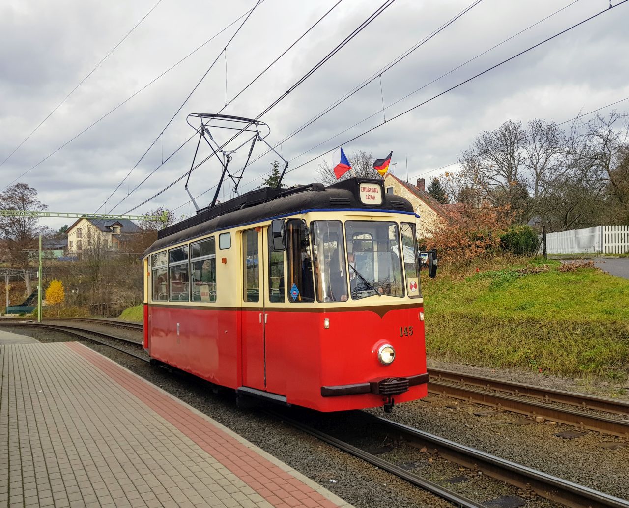 Tramvaj T2-62 na Nové Rudě. Foto: Jan Sůra / Zdopravy.cz