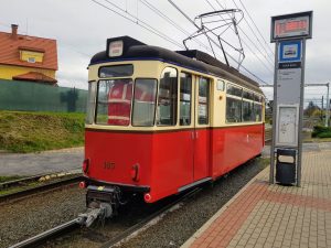 Tramvaj T2-62 na Nové Rudě. Foto: Jan Sůra / Zdopravy.cz