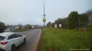 Měření rychlosti v Tišnově. Foto: Městský úřad Tišnov