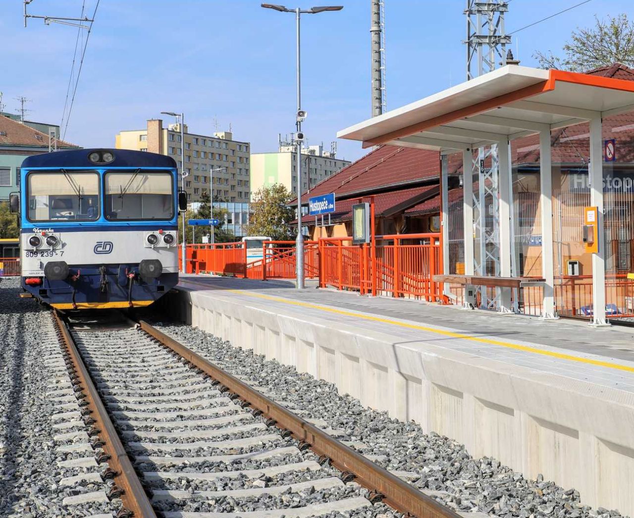 Nová podoba stanice Hustopeče u Brna. Foto: Správa železnic