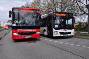 Autobusy pro MHD společnosti Umbrella v Německu. Foto: Umbrella Mobility