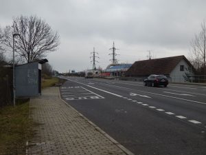 Silnice I/13 v Málkově u Chomutova. Autor: Zdopravy.cz/Jan Šindelář