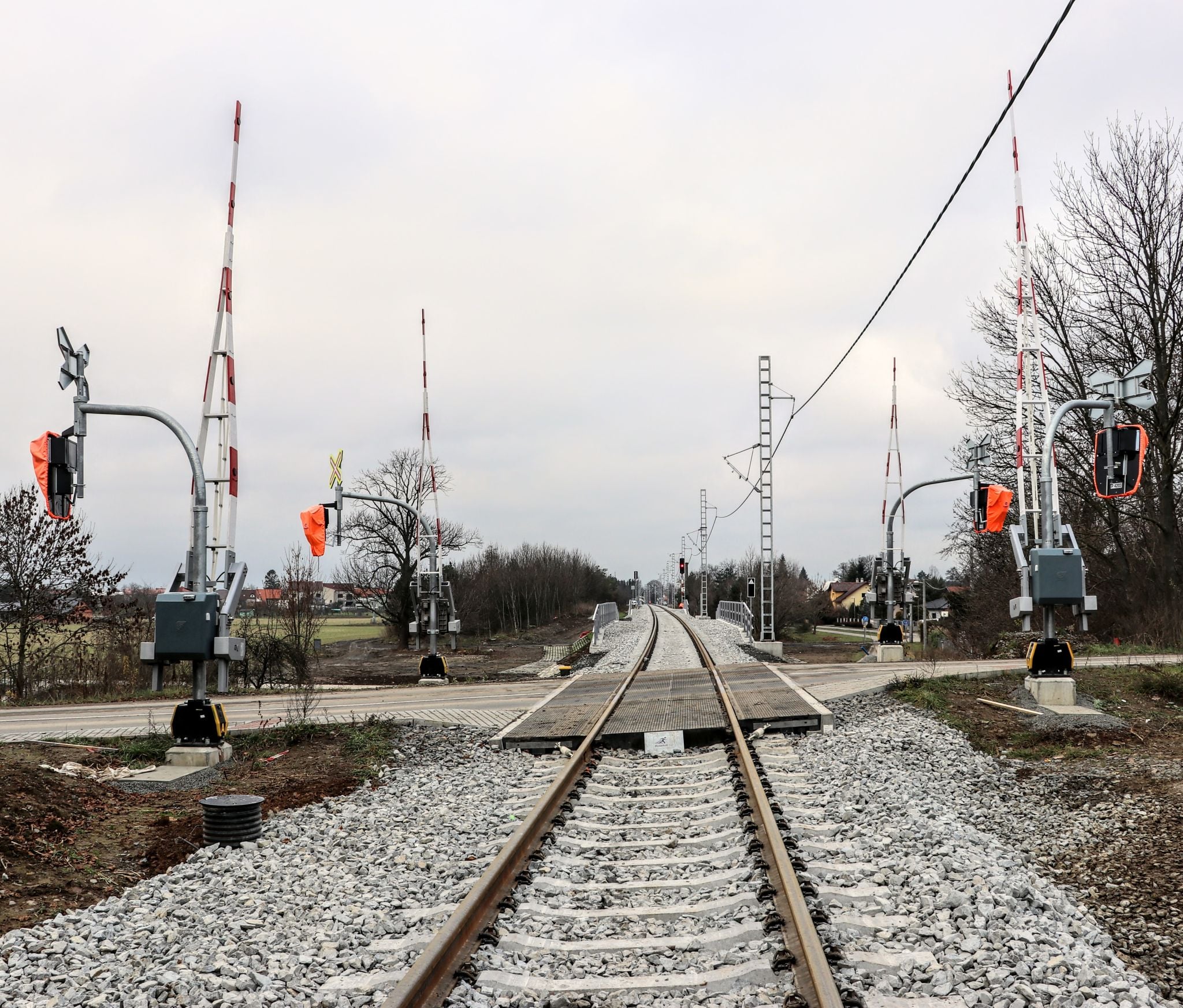 Modernizace trati Olomouc - Uničov. Pramen: Správa železnic