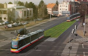 Vizualizace tramvají na Kobyliském náměstí. Foto: Cedop
