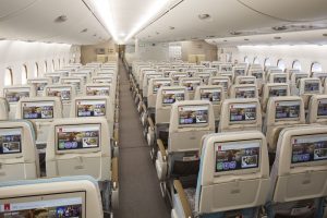 Nová ekonomická třída v A380 Emirates. Foto: Emirates