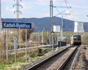 Elektrizovaný úsek trati z Prunéřova do Kadaně. Foto: Správa železnic