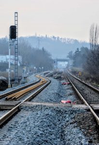 Úpravy tratě Brno - Zastávka u Brna u Starého Lískovce. Foto: Správa železnic