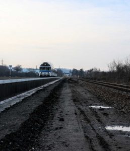Budoucí nová zastávka Brno - Starý Lískovec. Foto. Správa železnic