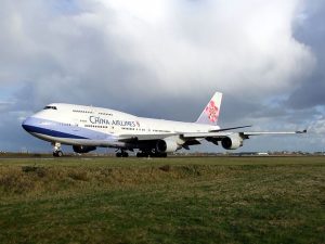 Boeing 747-400 společnosti China Airlines. Foto. AlfvanBeem, CC0, via Wikimedia Commons