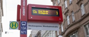 Nový označník vídeňské MHD. Pramen: Wiener Linien