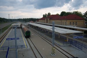 Nádraží České Velenice. Autor: User:My Friend – Vlastní dílo, CC BY-SA 3.0, https://commons.wikimedia.org/w/index.php?curid=10823558