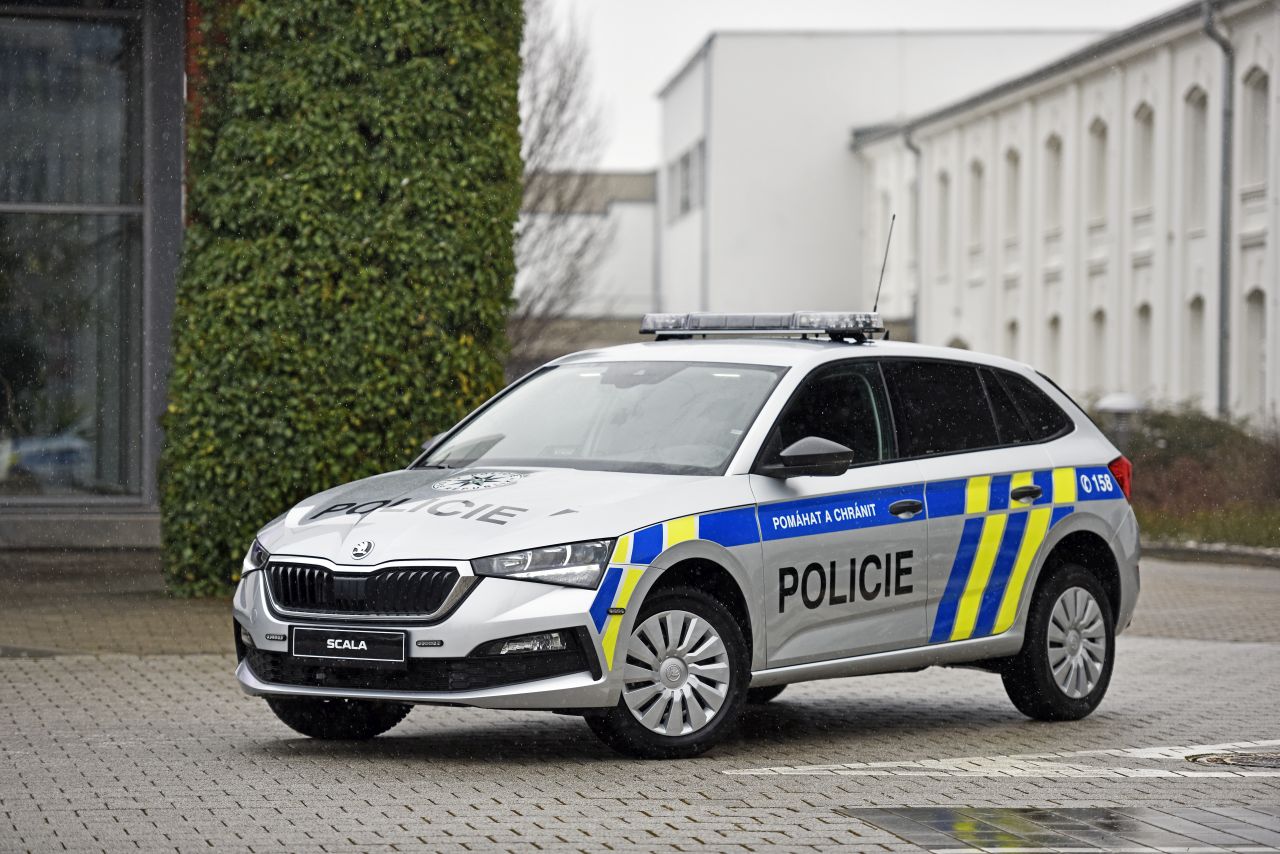 Škoda Scala v provedení pro českou policii. Foto: Škoda Auto