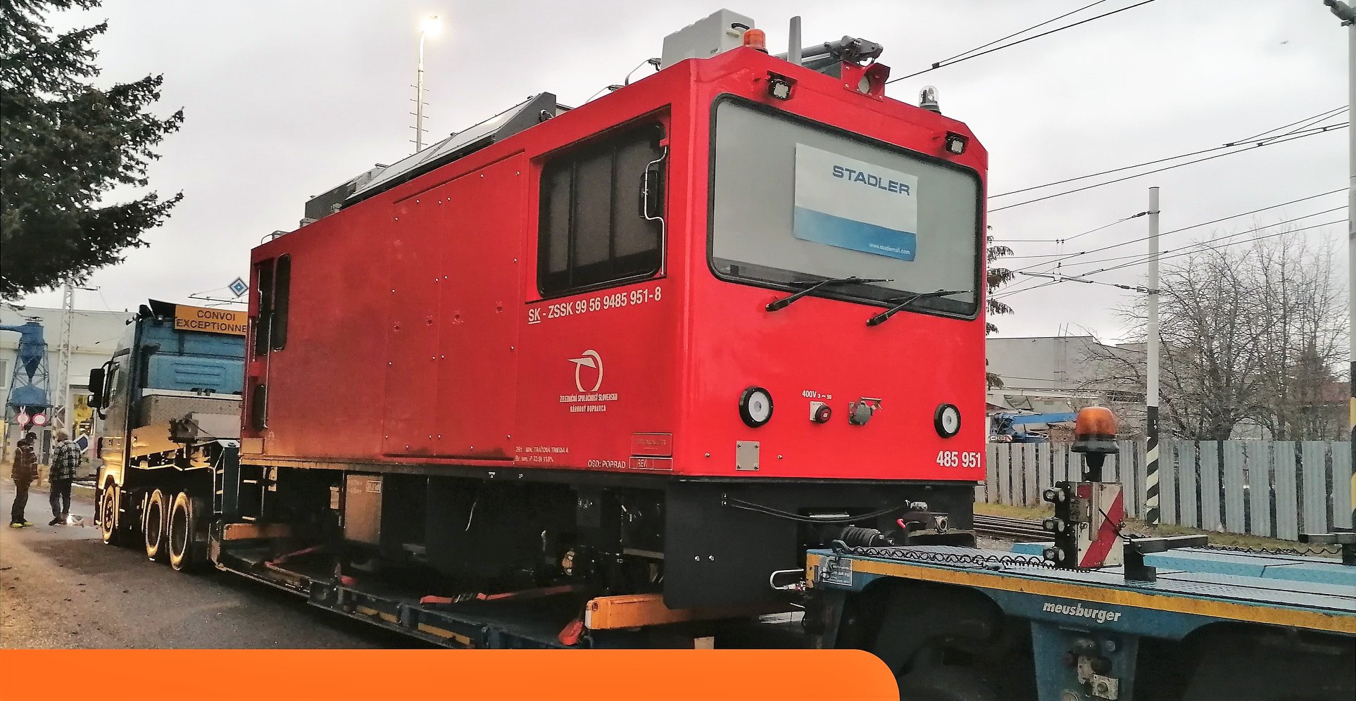 Nová lokomotiva pro provoz v Tatrách. Foto: ZSSK