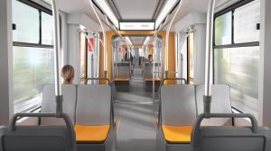 Nová tramvaj ForCity Smart pro Brno, vizualizace. Pramen: Škoda Transportation