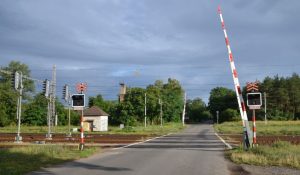 Přejezd Rohatec na koridoru Břeclav - Přerov. Pramen: Správa železnic