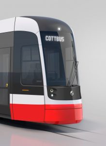 Vizualizace nové tramvaje pro Chotěbuz. Foto: Škoda Transportation