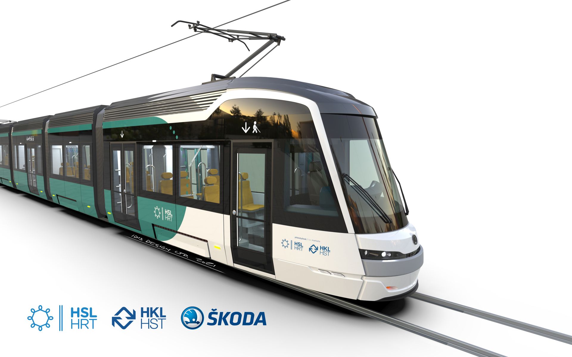 Tramvaj ForCity Smart Artic X54. Pramen: Škoda Transportation