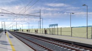 Vizualizace trati mezi Nezamyslicemi a Kojetínem. Foto: Správa železnic