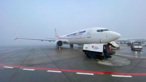 Boeing 737 MAX 8 OK-SWE 24. února v Praze před prvním letem po uzemnění. Foto: Smartwings