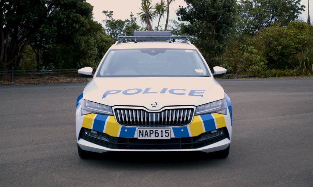 Nová Škoda Suberb novozélandské policie. Pramen: New Zealand Police