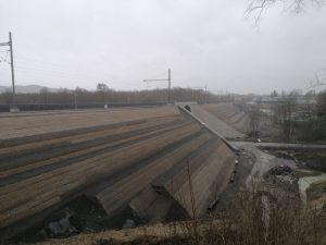 Sanace trati v úseku Dalovice - Hájek. Foto: Jan Plomer