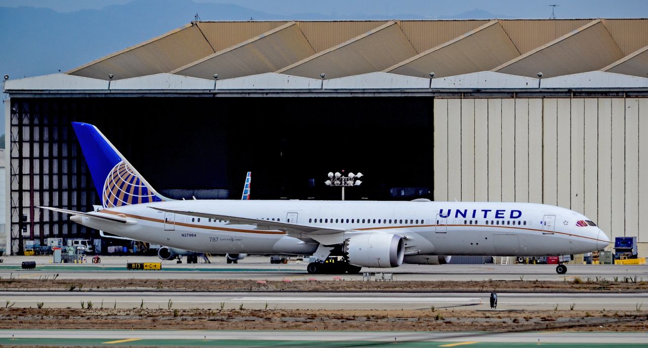 Boeing 787-9 v barvách United Airlines. Foto: Tomás Del Coro / Flickr.com