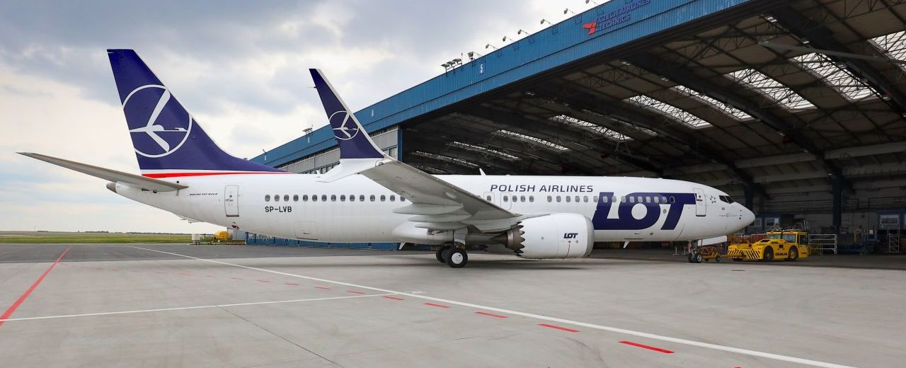 Boeing 737 MAX 8 společnosti LOT v péči Czech Airlines Technics. Foto: CSAT