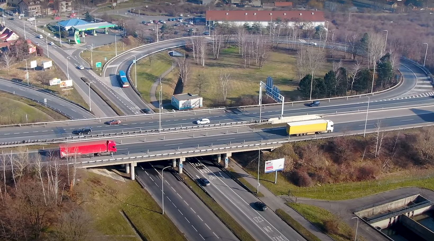 Most na pražském okruhu přes Chlumeckou. Pramen: ŘSD