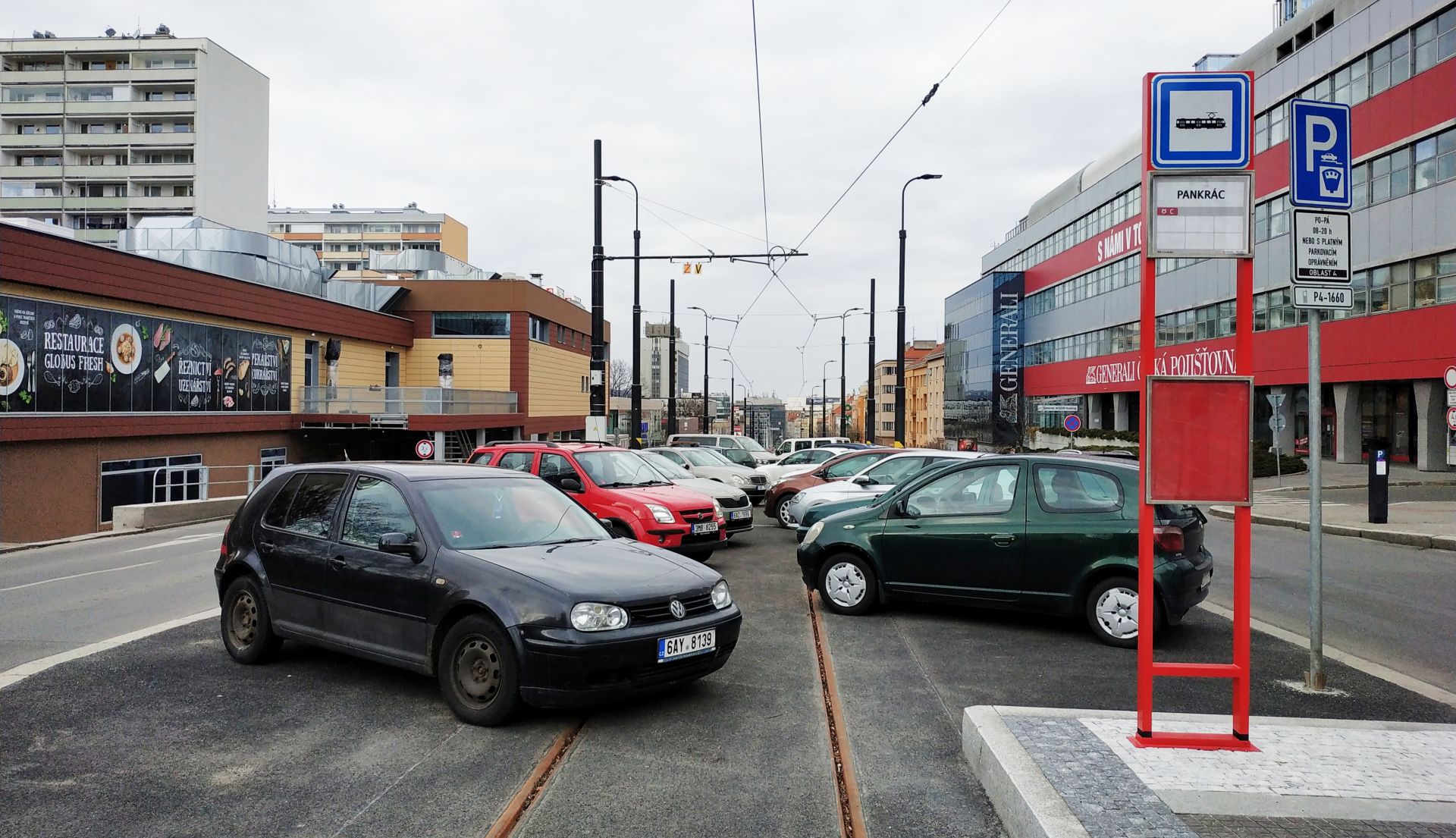 Zastávka Pankrác na nové tramvajové trati začne sloužit v červnu. Autor: Filip Drápal/ROPID