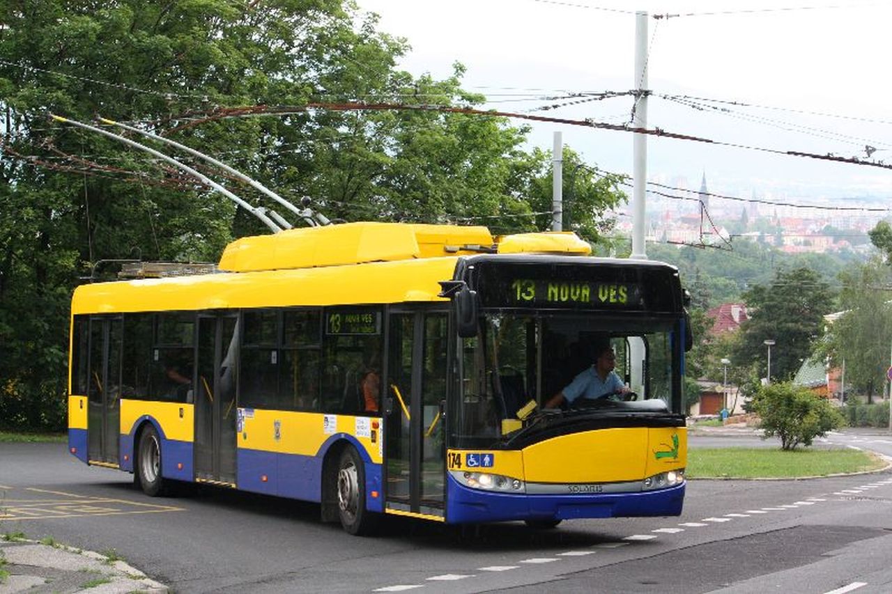Trolejbus Škoda 26 Tr v Teplicích. Foto: I.Blu / Wkimedia Commons
