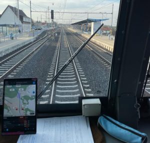 Nová aplikace pro strojvedoucí, která je upozorňuje na změny na trati. Foto: ČD Cargo