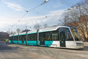 Nová tramvaj Škoda ForCity Smart Artic XL. Foto: Miska Engström