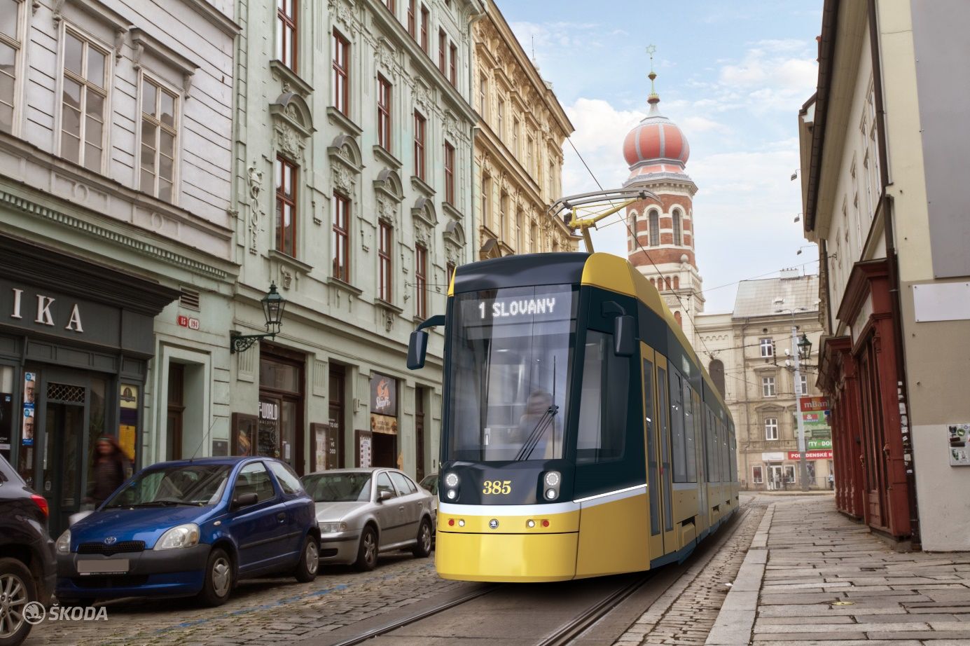 Nová tramvaj ForCity Smart Plzeň. Pramen: Škoda Transportation