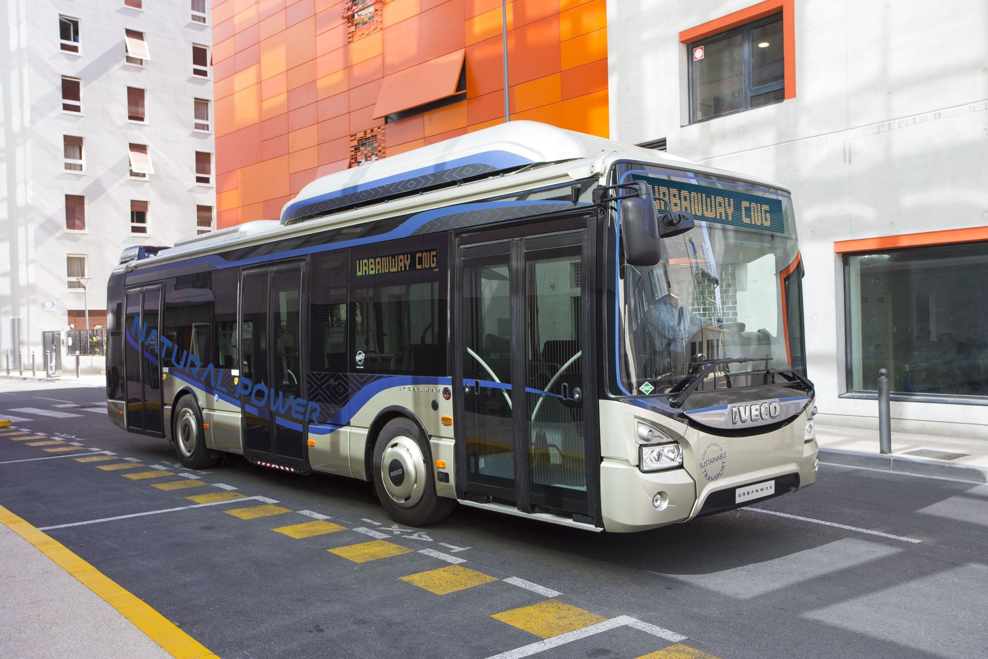 Autobus Iveco Urbanway na CNG. Pramen: Iveco Bus