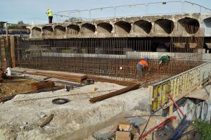 Rekonstrukce mostu na D1 u Velké Bíteše. Pramen: ŘSD