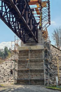 Rekonstrukce Vilémovského viaduktu. Foto: Správa železnic