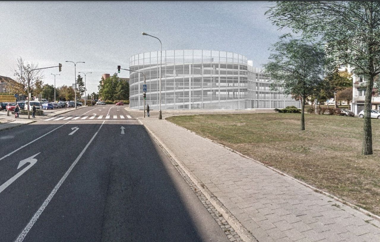 Návrh parkovacího domu ve Znojmě. Foto: Architektonická kancelář IXA