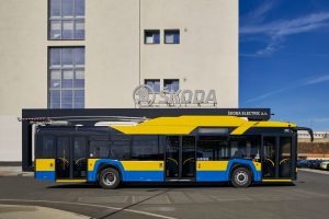 Trolejbusy s výzbrojí Škoda pro rumunské město Ploješť. Pramen: Škoda Electric
