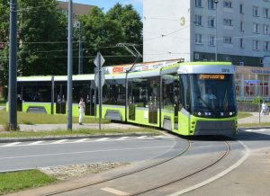 Nová tramvaj Durmazlar Panorama pro Olštýn. Foto. MPK Olzstyn