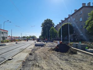 Ostrava, modernizace trati v Pavlovově ulic. Pramen: DPO