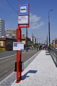Nová tramvajová zastávka Pankrác. Foto: DPP