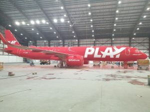 Airbus A321neo pro aerolinky Play. Foto: Play