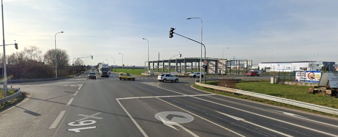 Křižovatka u Řepova na silnici I/16. Foto.: Google Street View