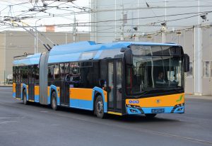 Trolejbus Škoda 27Tr pro Sofii. Pramen: Škoda Electric