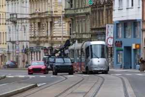 Netradiční vozidlo s tváří tramvaje 14T. Autor: Dalibor Palko