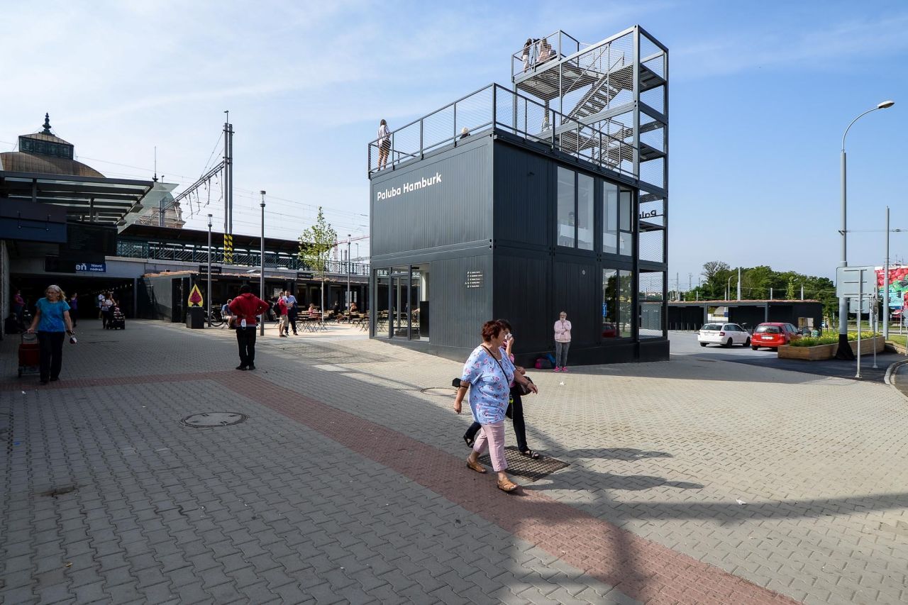 Nové infocentrum s vyhlídkou u plzeňského hlavního nádraží. Foto: M. Pecuch / Plzen.eu