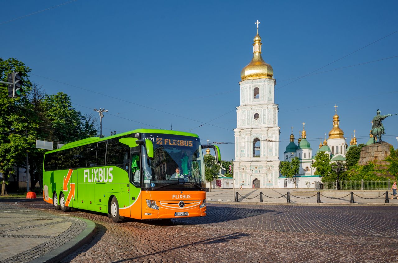 Autobus FlixBusu v Kyjevě. Foto: FlixBus