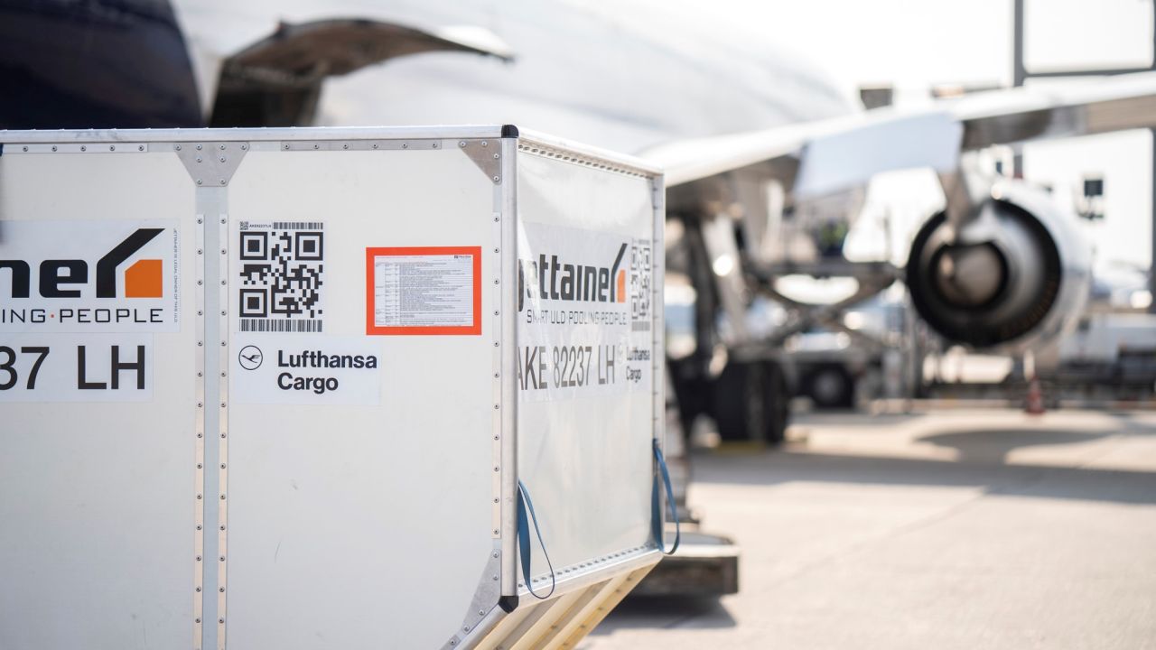 Kontejner pro přepravu zboží v letadlech. Foto: Lufthansa