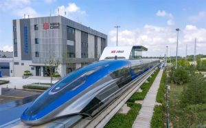 Nový čínský vlak pro rychlost až 600 km/h. Foto: CRRC